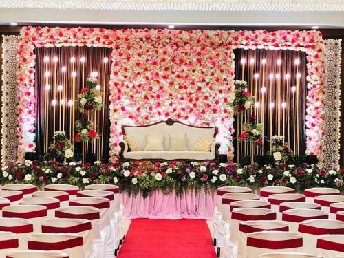Stage Decoration For Wedding | Royal Floral Wedding Stage Setup | Phule Weddings